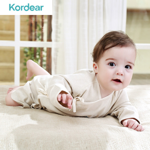 冬季新生儿纯棉睡衣