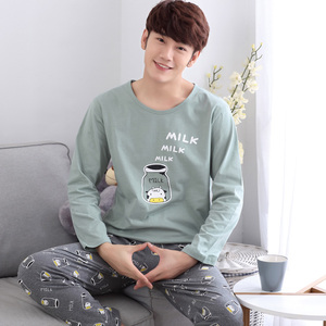 秋冬青少年休闲睡衣套装