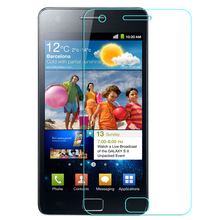 三星i9100钢化玻璃膜 i9105p手机贴膜 i9100G保护膜S2 i9108防爆