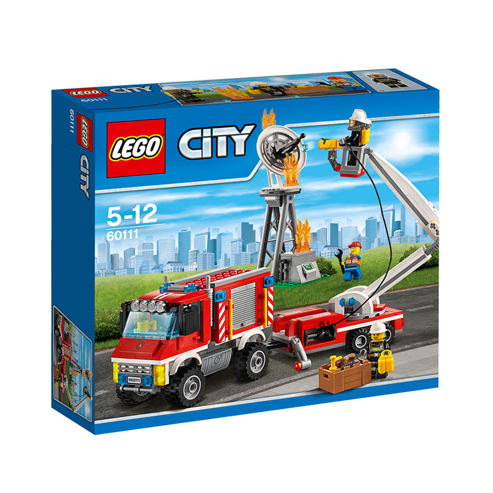 【直营】lego乐城市系列重型消防车60111积木