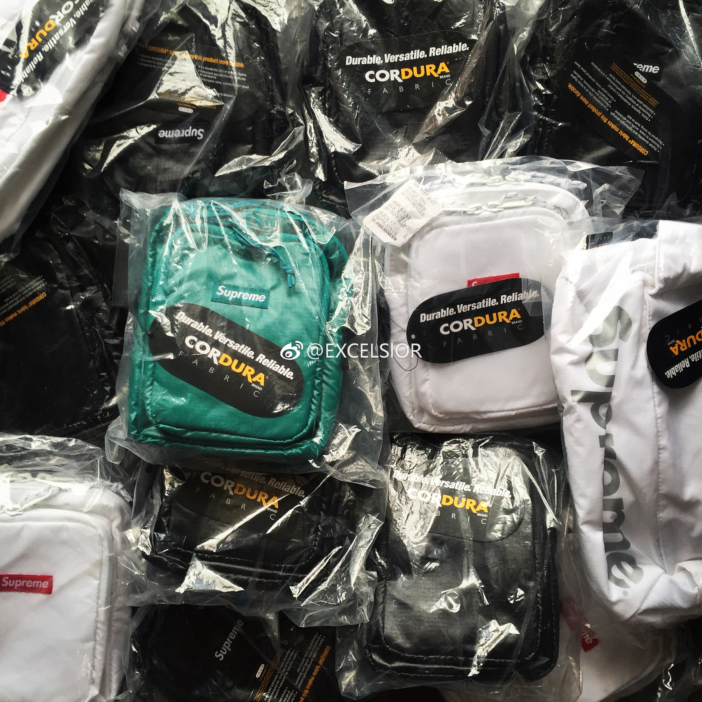 现货supreme 17fw 43th shoulder bag box logo 小包肩包挎包