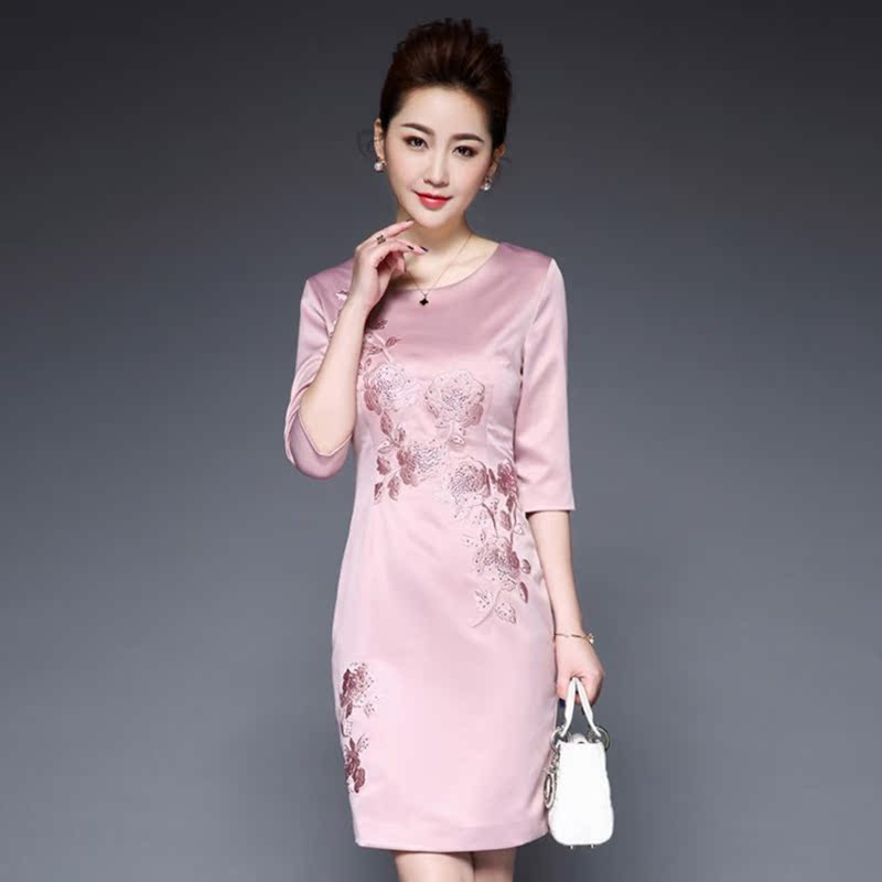 中老年春夏季高档婆婆妈妈装结婚礼服高贵新娘婚宴短款