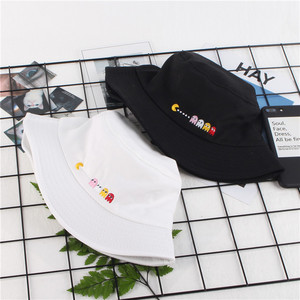 ins同款刺绣情侣原宿渔夫帽