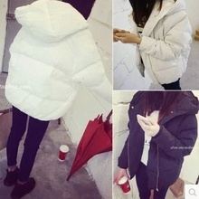 轻薄时尚 棉服冬外套 棉袄大码 棉衣女韩版 连帽短款 修身 反季清仓新款