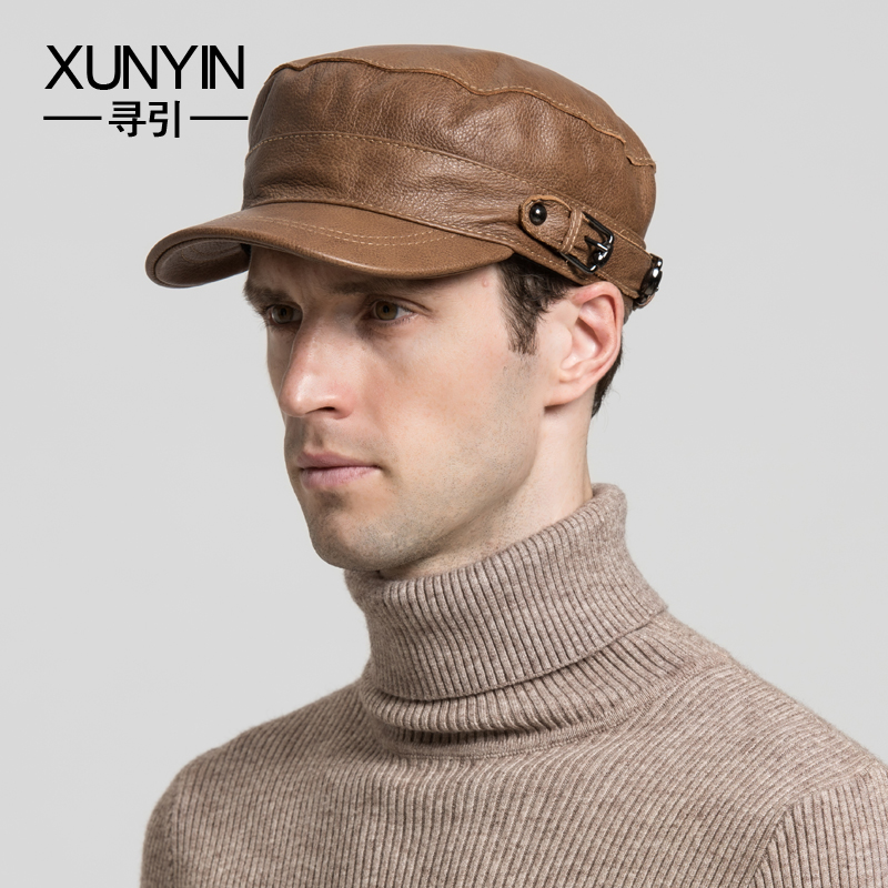 皮鸭舌帽男]真皮鸭舌帽评测 婴儿鸭舌帽男潮图