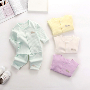 初秋婴儿薄款套装0-1-2岁