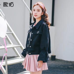 短款牛仔外套女