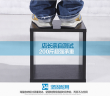 方格简约现代书架书柜自由组合正方形储物格子柜多功能客厅包邮