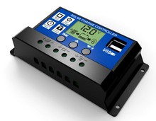 液晶显示 光伏板路灯充电控制器 太阳能控制器12V24V20A