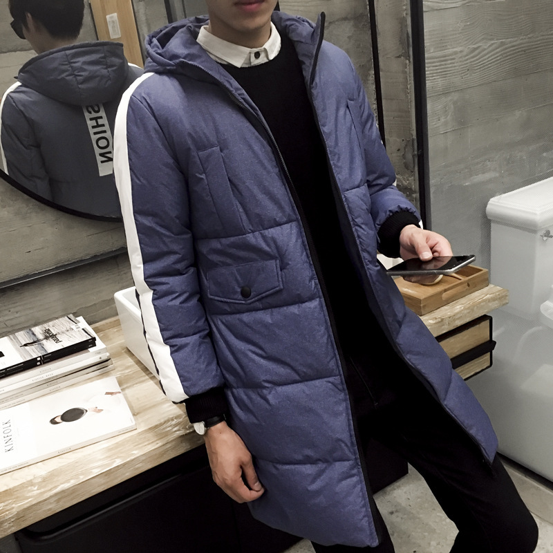 藏青夹克棉袄
