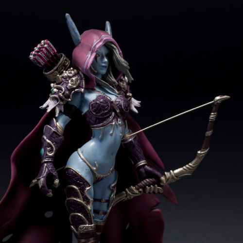 正版魔兽世界dc魔兽弓箭手希尔瓦娜斯人偶模型手办收藏摆件人物