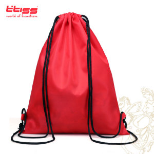 户外运动健身束口袋双肩包