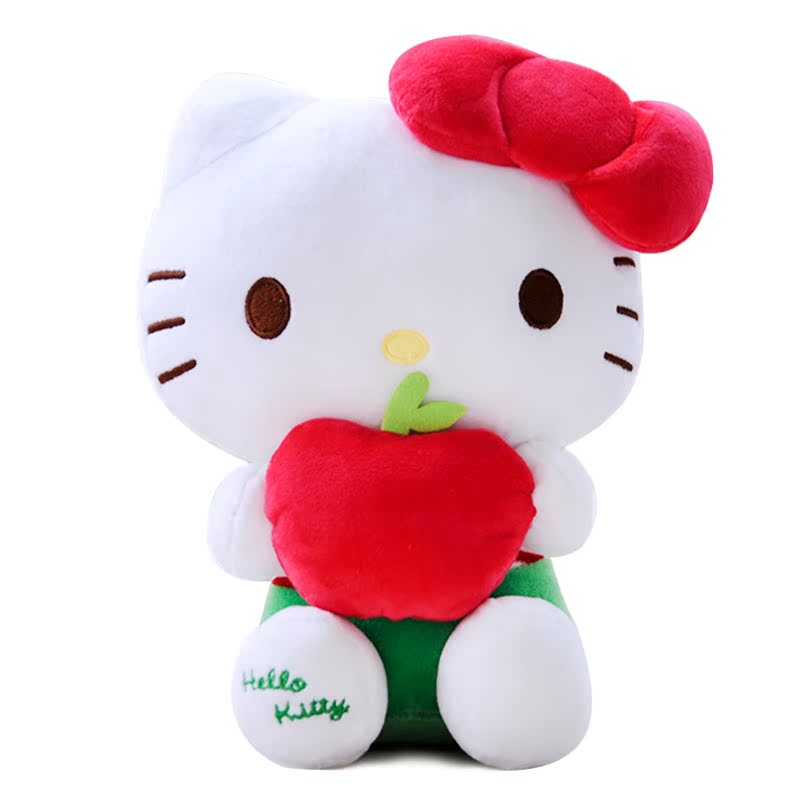 正版hello kitty公仔可爱kt猫咪凯蒂猫玩偶布娃娃儿童