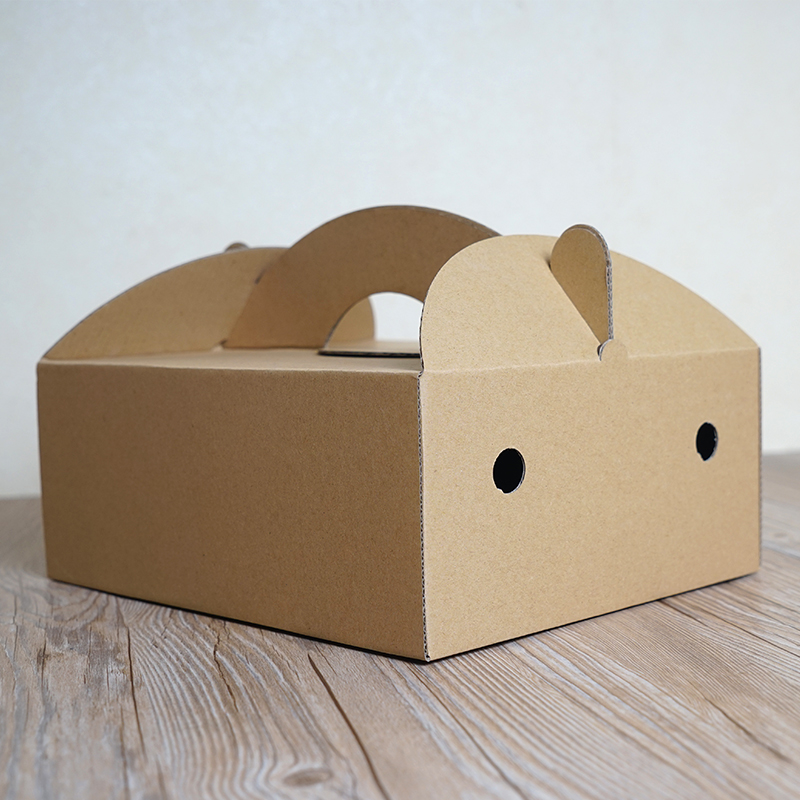 水果包装盒礼品盒蔬菜专用手提牛皮纸箱纸盒包装礼盒定做印刷