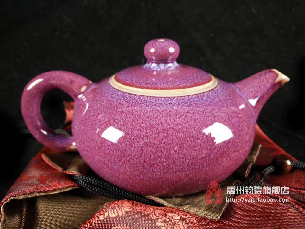 钧瓷 禹州 神垕镇 精品 茶具 茶壶 手拉胚 美林款 万宝钧窑 精品