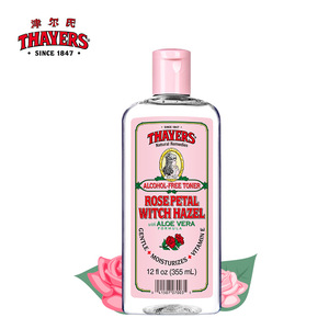 THAYERS金缕梅玫瑰花瓣爽肤水355ml 