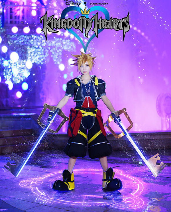 王国之心索拉原色经典装游戏cosplay男装现货