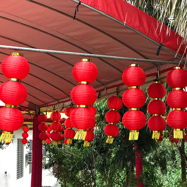 结婚大红色连串灯笼防雨小灯笼串新年节日喜庆装饰连串宫灯红灯笼