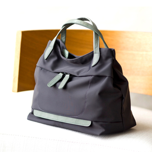 撞色牛津布饺子包