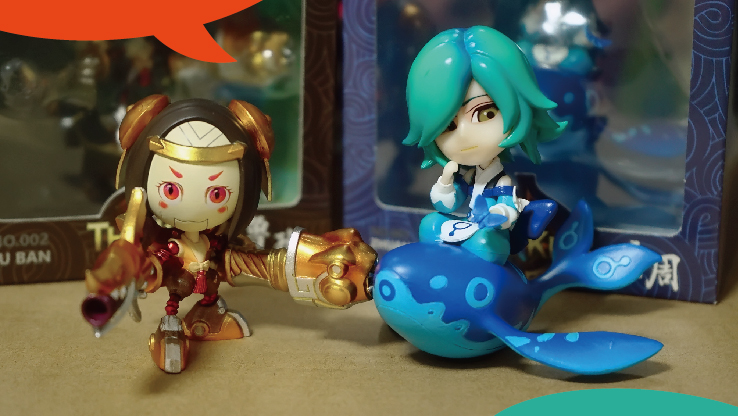 王者荣耀游戏公仔手办鲁班七号赵云李白庄周甄