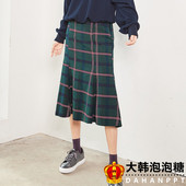 半身长裙 2017秋 NAIN 时尚 NBG5NWSK2754 大韩泡泡糖韩国代购