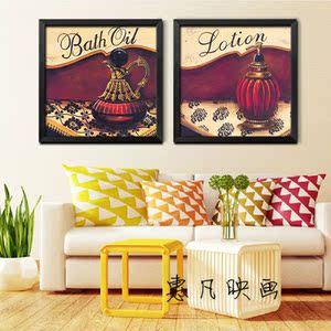 欧式复古香水油画装饰画 客厅卧室礼品店香水