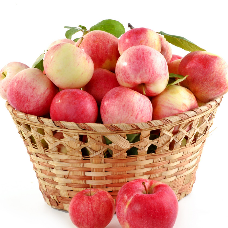 【好运来果园】5斤陕西红富士水晶嘎啦新鲜脆