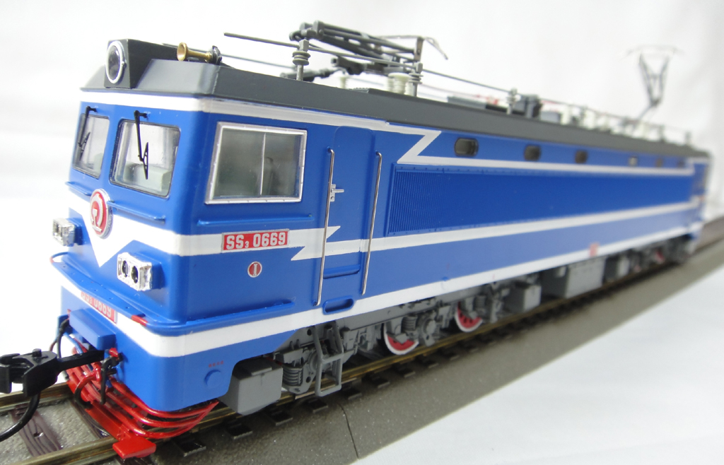 百万城火车模型 韶山3 ss3型电力机车