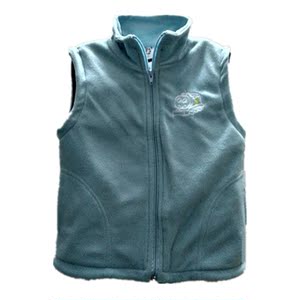 儿童马甲男童女童摇粒绒加厚保暖背心春秋款马夹宝宝外穿抓绒坎肩