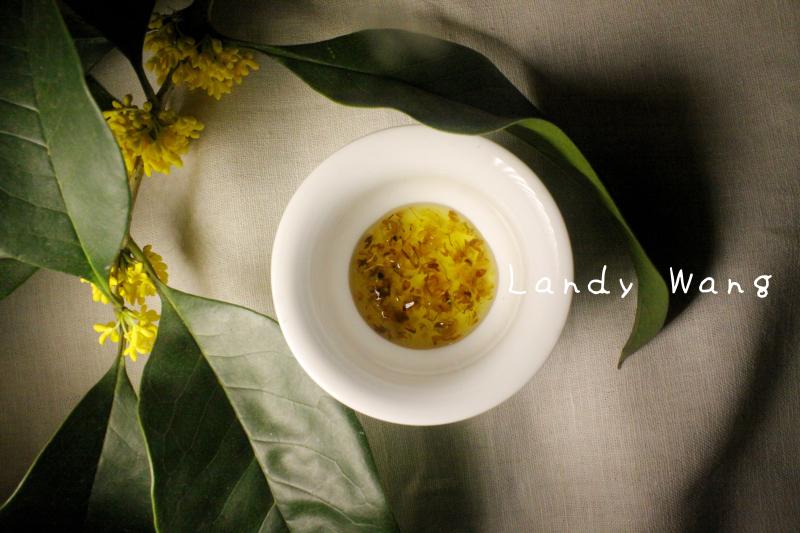 「LANDY WANG」加工定制蜂蜜桂花茶 桂花糖蜜酱 桂花酿无添加