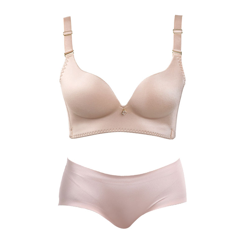 调整千奈美<em>无聚拢</em>套装<em>文胸</em>钢圈内衣1折包邮_