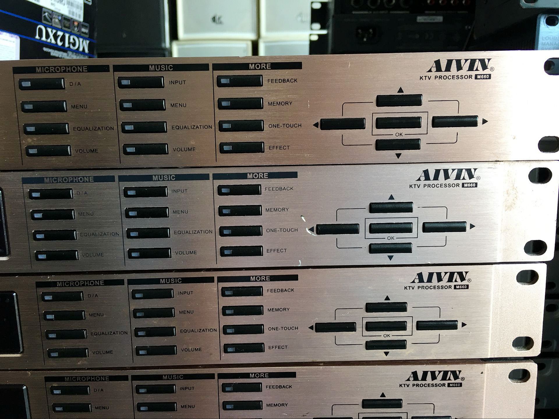 原装正品 爱威a9 m660 k880 效果器防啸叫数字ktv专业前级