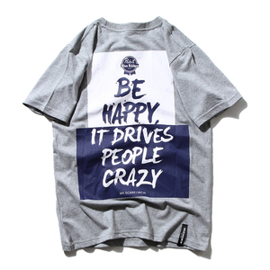 夏装美式嘻哈t恤