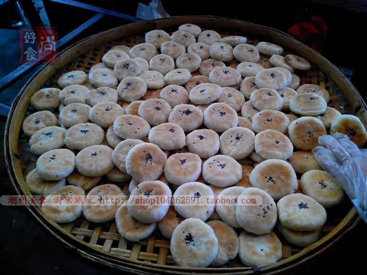 广东潮汕特产潮州小吃惠来绿豆饼中秋朥月饼传统糕点零食促销包邮