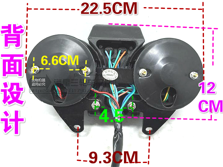 电动车仪表 电动三轮车电量表 电瓶电量显示 36v48v60v蓄电池仪表