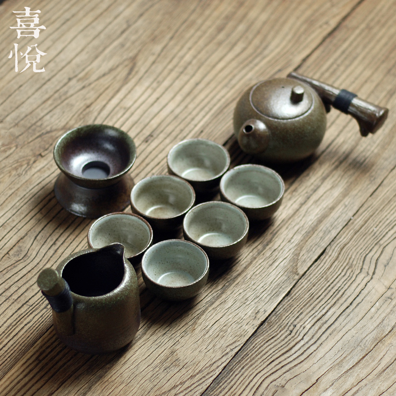 正品[粗陶茶套]粗陶茶具有毒评测 粗陶茶具品牌