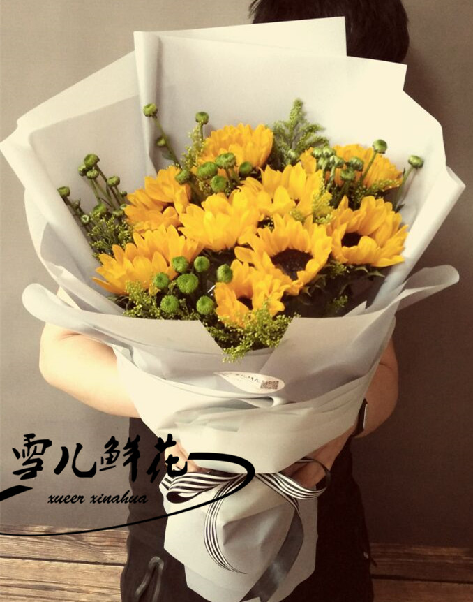 哈尔滨鲜花速递 实体花店 粉色洋桔梗田园小花束 同城鲜花店速递
