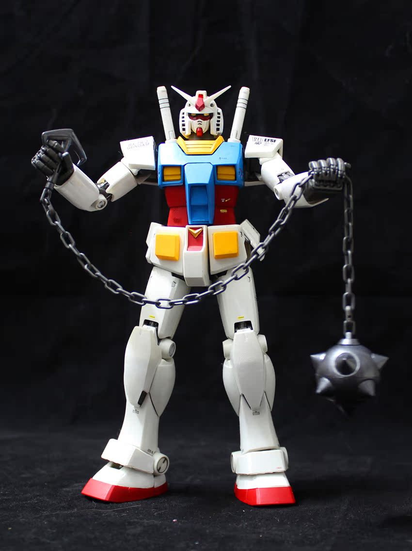 包邮 高高 拼装 模型 rx-78-2 rx78 元祖 1/100 mg 益智