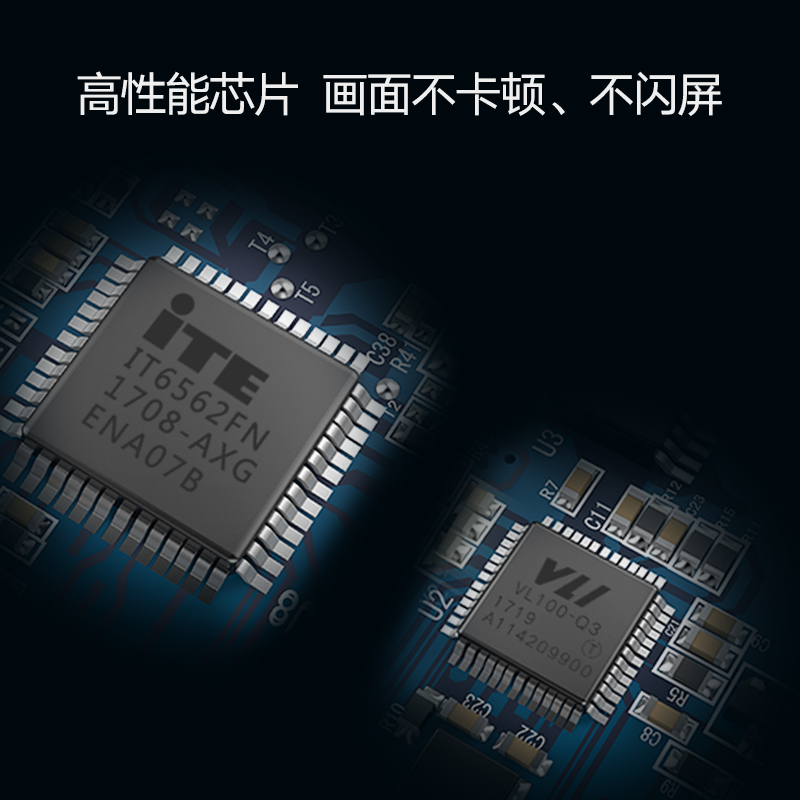 绿联Type-C转VGA+HDMI转换器USB-C华为m