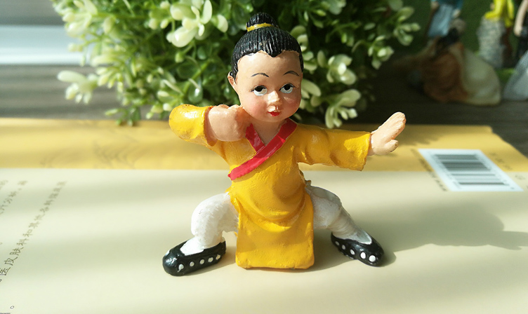 家居装饰创意礼品树脂武当小道士盆栽摆件一套5个共19.8包邮