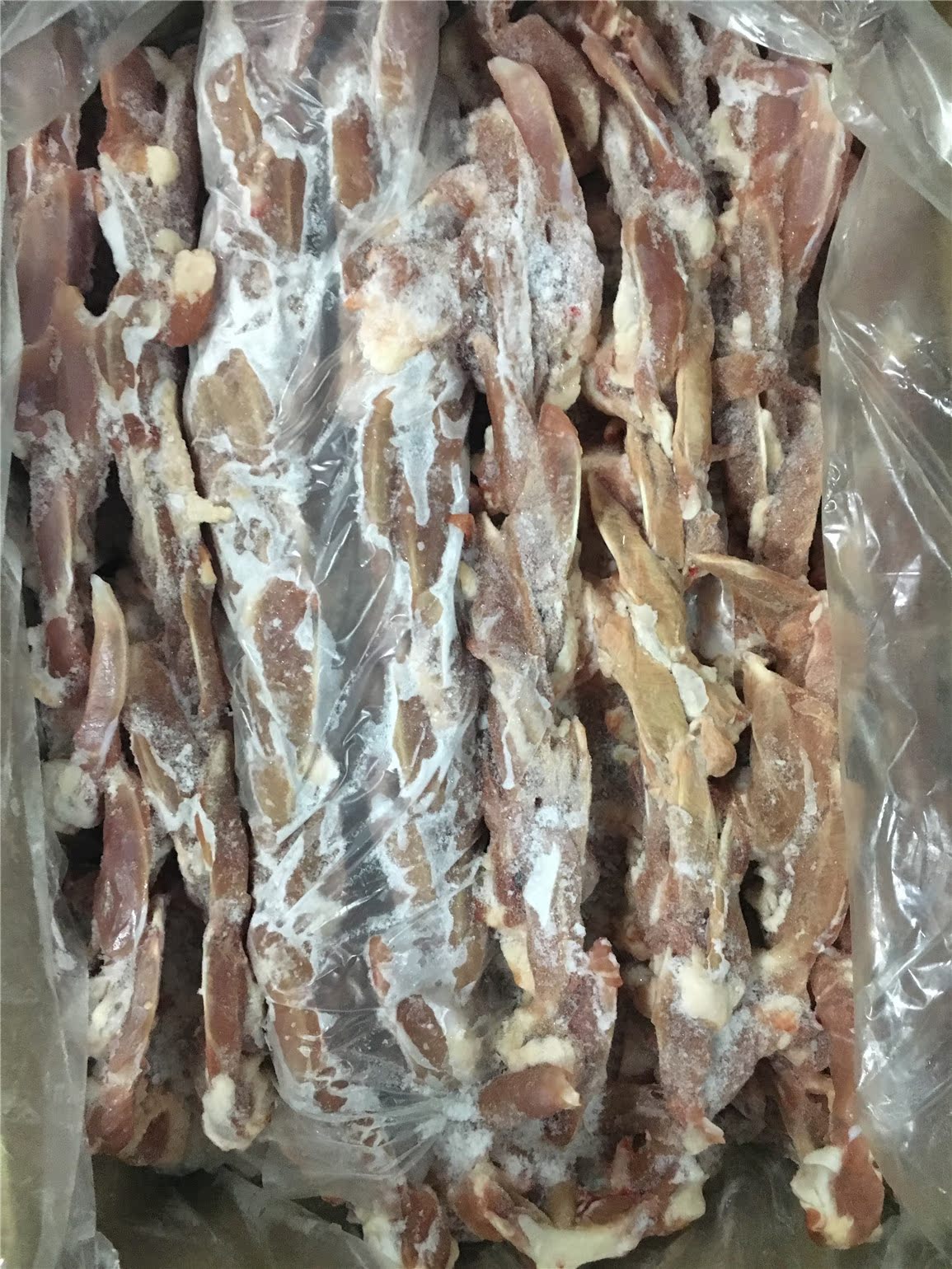 冷冻新鲜鸭锁骨 鸭架子 鸭叉骨 20斤1箱 冷冻食品 生鸭肉鸭架