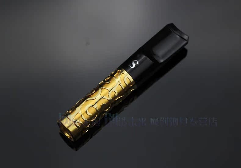 sanda三达烟嘴 多功能过滤烟嘴 雕花 换芯型 拉杆式可