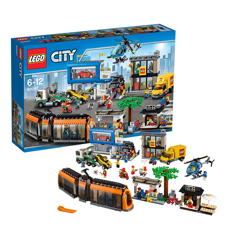 乐高城市组60097城市广场lego city 玩具积木趣味拼插