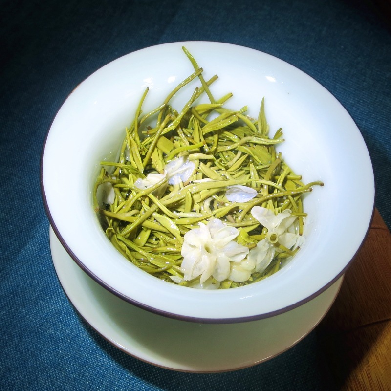 四川茶叶2016新茶浓香型特级茉莉花茶碧潭级青城飘雪250g散装包邮