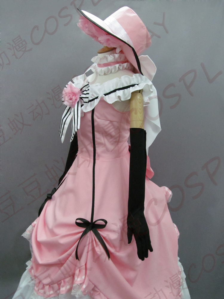 cosplay黑执事 夏尔女装cos礼服 (送裙撑 手套)