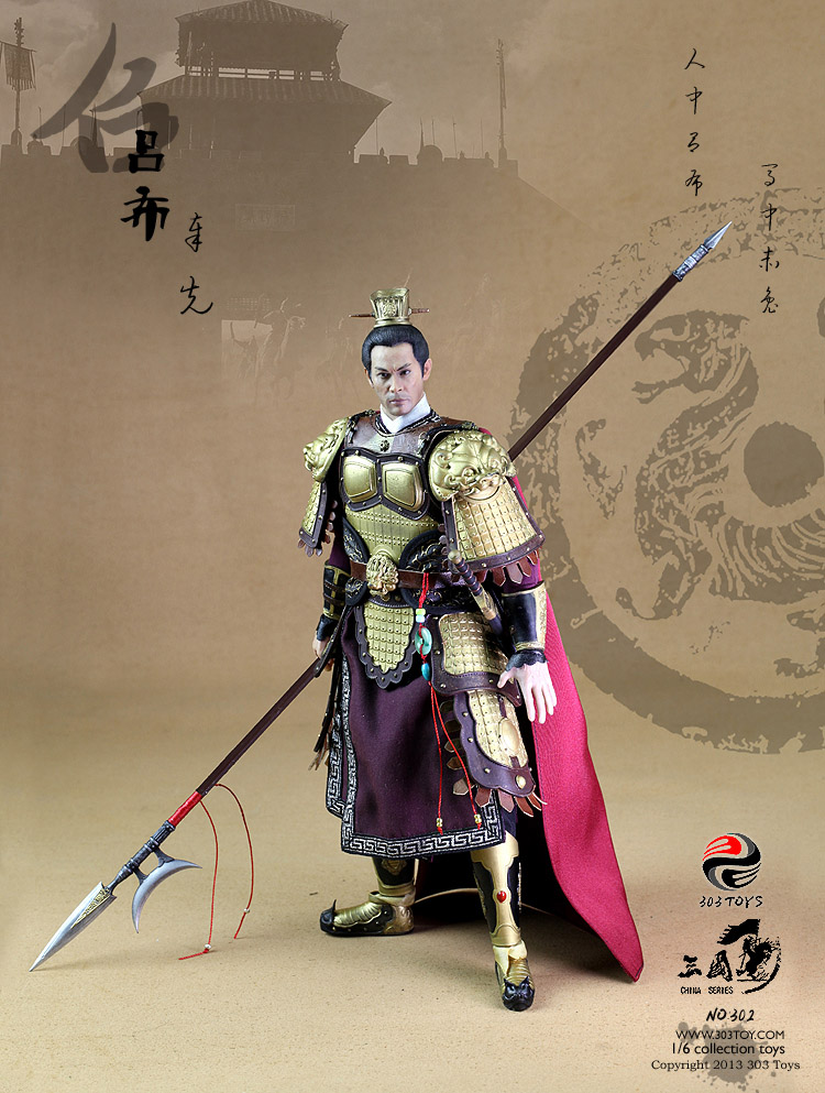 303toys1/6古代人偶三国吕布奉先vs赤兔马一套 玩具摆件手办公仔