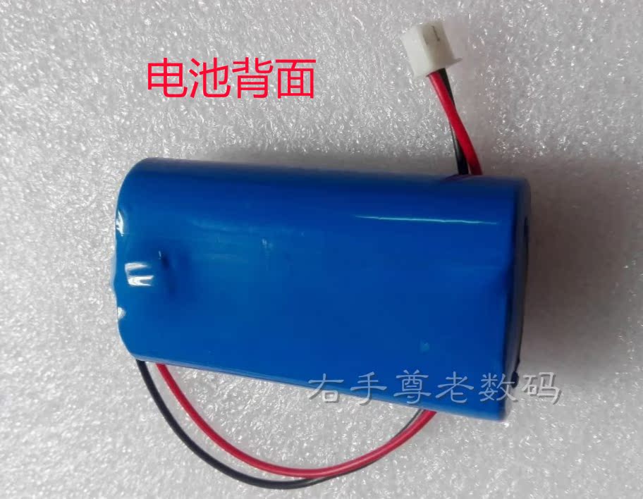 18650锂电池7.4v2200毫安 足量 hyy18650 2200mah 红黑双线电池组