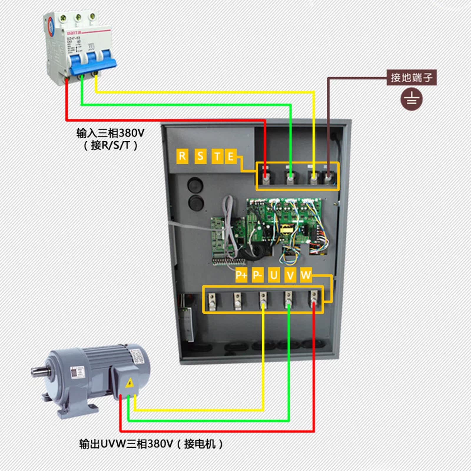 上海德力西变频器三相220v/380v国产风机水泵电机矢量线切割7.5kw