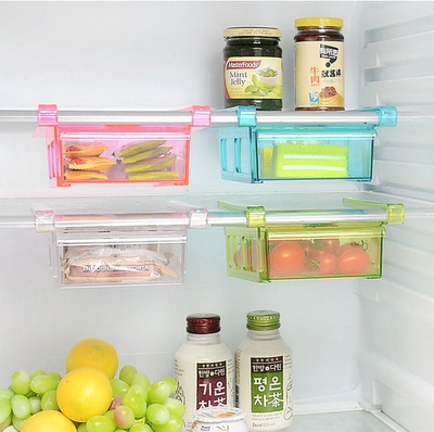 可涵创意 可叠加厨房密封罐带手柄收纳盒 冰箱