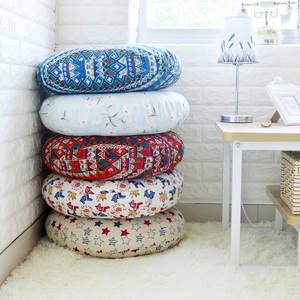 棉麻布艺蒲团坐垫